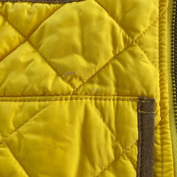 Ralph Lauren Equestrian Quilted Sport Jacket Bright Yellow - Picture 11 of 16